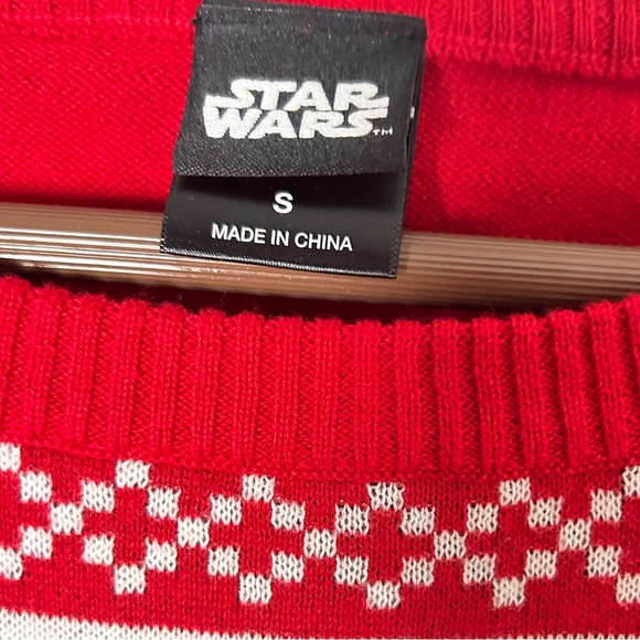 Star Wars Ugly  Christmas Sweater With Pom Poms Size S - Picture 5 of 6